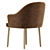 Modern MELISA 2 Kitchen Chair 3D model small image 5