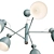Elegant GENT Chandelier Fixture 3D model small image 2