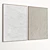 Plaster Texture Double Photo Frame 3D model small image 2