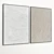 Plaster Texture Double Photo Frame 3D model small image 5