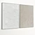 Plaster Texture Double Photo Frame 3D model small image 6