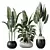 Bird of Paradise Vase Set 3D model small image 1