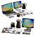 Apple Desk Set Bundle 3D model small image 3