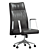 Ergonomic High Back Office Chair 3D model small image 1
