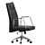 Ergonomic High Back Office Chair 3D model small image 2