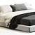 Flexform Groundpiece Bed 3D Model 3D model small image 2