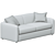 Elegant Lilia Storage Sofa 3D model small image 4