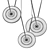 Sleek Hokku Design Pendant 3D model small image 4