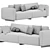 Supersoft Sofa: Premium Comfort Elegance 3D model small image 4