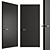  Sleek Entryway Door Collection 3D model small image 5