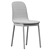 Modern Hug Side Chair Collection 3D model small image 5