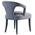 Modern Mary Q Chair Rendered 3D model small image 4