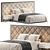 Elegant Marsel Bed Design 3D model small image 2