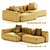  Sky Modular Sofa: Tamamm Quality 3D model small image 7