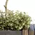 Urban Green Plant Bench Set 3D model small image 4