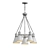 Grundy 5-Light Wagon Wheel Chandelier 3D model small image 3