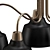 Modern Adjustable Pendant Light 3D model small image 2