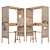 Oak Writing Desk Tent "Andy 3D model small image 4