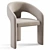 Sleek Modern Anise Dining Chair 3D model small image 2