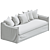 Elegant Dune Sofa in Oyster 3D model small image 2