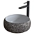 CeramaLux Wall-Mounted Sink 3D model small image 1