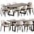 Elegant Dining Set: Trench & Bolero 3D model small image 1