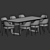 Elegant Dining Set: Trench & Bolero 3D model small image 4