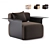 Cozy Modern Armchair Set 3D model small image 7