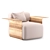 Cozy Modern Armchair Set 3D model small image 9