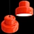 Modern Poker Pendant Lamp 3D model small image 2