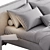 Luxury Tatlin Cover Bed 3D 3D model small image 5
