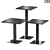 Modern Metal Dining Table: Sipa One 3D model small image 1