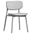 Sleek Modern Fabric Chair Design 3D model small image 4