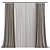 Refined Curtain Design Mesh 3D model small image 1