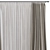 Refined Curtain Design Mesh 3D model small image 3