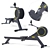 Skillrow Rowing Machine: Realistic Design 3D model small image 2