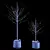  Black Oak Trees with Garland 3D model small image 3
