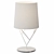 Modern Steel Table Lamp with Textile Shade 3D model small image 5