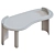 Modern Blue Table: Sleek Design 3D model small image 5