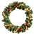 Festive Christmas Wreath Decor 3D model small image 1