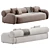 Luxury Modern Oscar Sofa Design 3D model small image 2