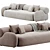 Luxury Modern Oscar Sofa Design 3D model small image 3
