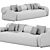 Luxury Modern Oscar Sofa Design 3D model small image 5