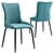 Modern Lado Chair in Green 3D model small image 1