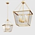 Suspended Chandelier Swin C6136-4 Pendant 3D model small image 1