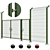 3D Mesh Gate, Fence & Gate Kit 3D model small image 2