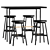 Sleek Bar Table Knobb Model 3D model small image 2