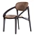 Elegant Porada Molly Chair 3D model small image 2