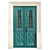 Classic Door 3D Model 1300mm 3D model small image 1