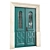 Classic Door 3D Model 1300mm 3D model small image 5